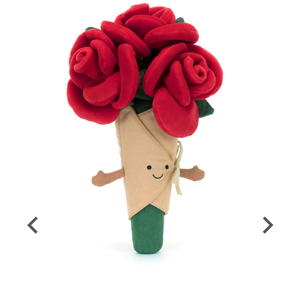 Jelly Cat Red Rose Bouquet
